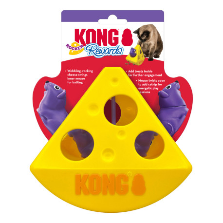 Kong Rewards Rocker Mouse Cheese Large CA113
