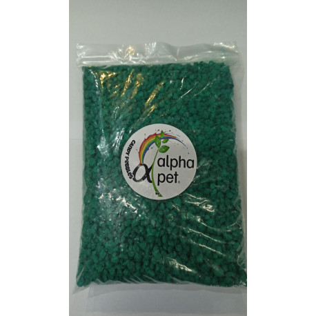 Piedras Alpha Pet 1 Kilo Verde