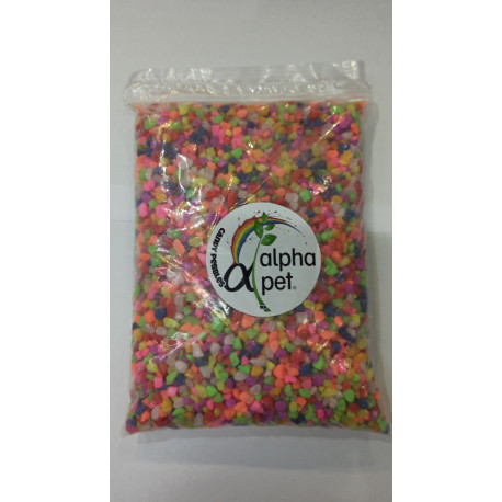 Piedras Alpha Pet 1 Kilo Multicolor