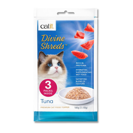 Catit Divine Shreds Atun en Gelatina 42185