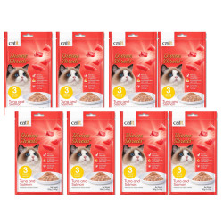 Catit Divine Shreds Atun en Gelatina con Salmon x 8 u 42187