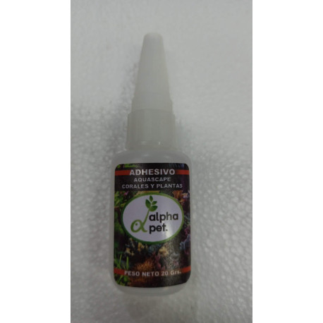 Alpha Pet Adhesivo 20 g Aquascape Corales y Plantas