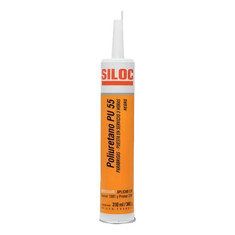 Siloc PU 55 Poliuretano para Parabrisas Sevicio 3 HS 300 ml X 3 U